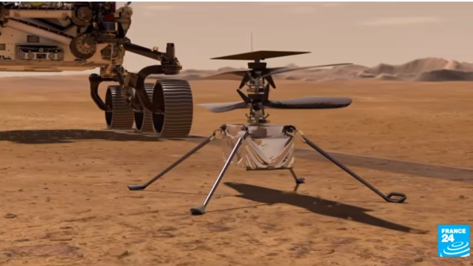 Ingenuity, l’hélicoptère de la Nasa, a volé sur Mars