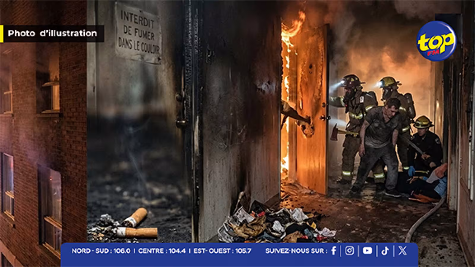 Tragédie à La Caverne : une cigarette mal éteinte déclenche un incendie mortel