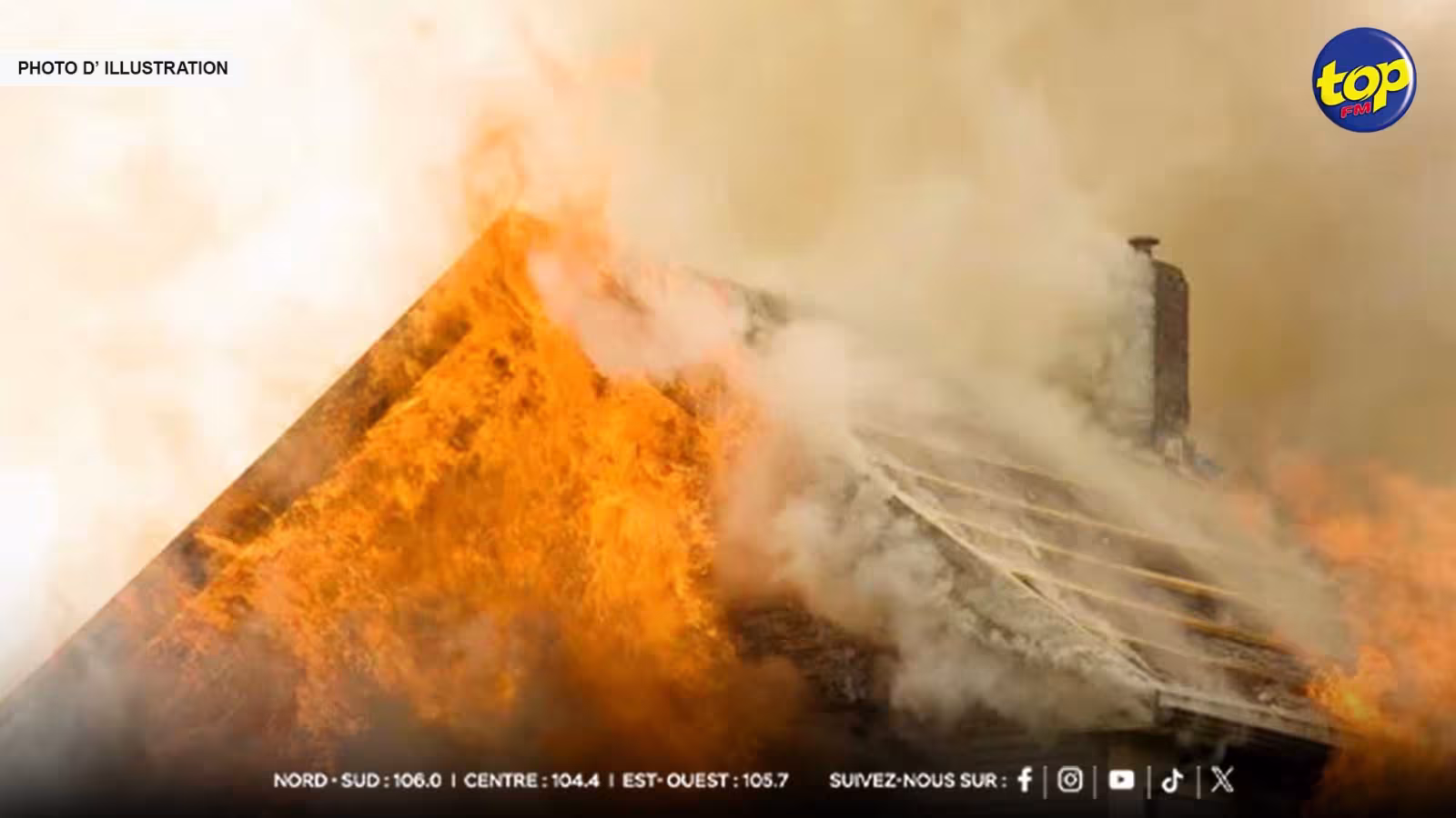 Incendie à Plaine-Verte : quatre personnes brûlées, dont un adolescent de 14 ans grièvement atteint