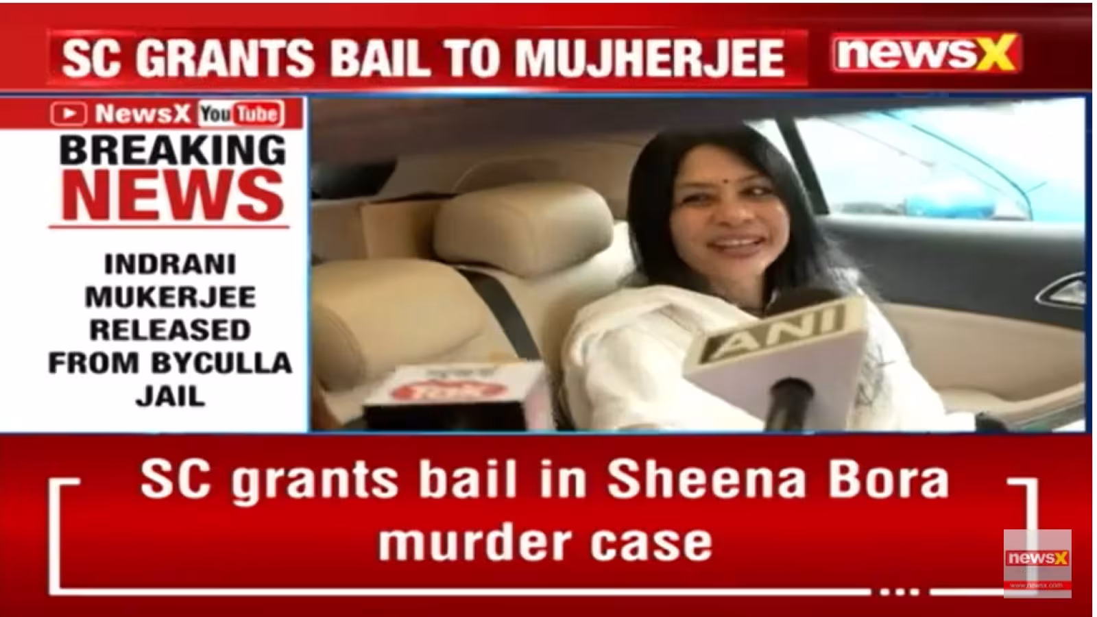 L’ex-actrice Indrani Mukerjea vient de sortir de prison