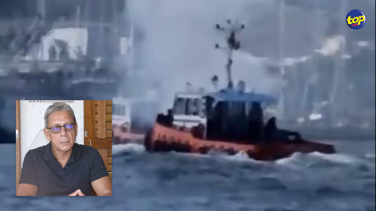 Incendie à bord d’un remorqueur ce matin dans le port : « Une défaillance au niveau du moteur a été rapportée au Deputy Port Master à plusieurs reprises » déplore Alain Malherbes
