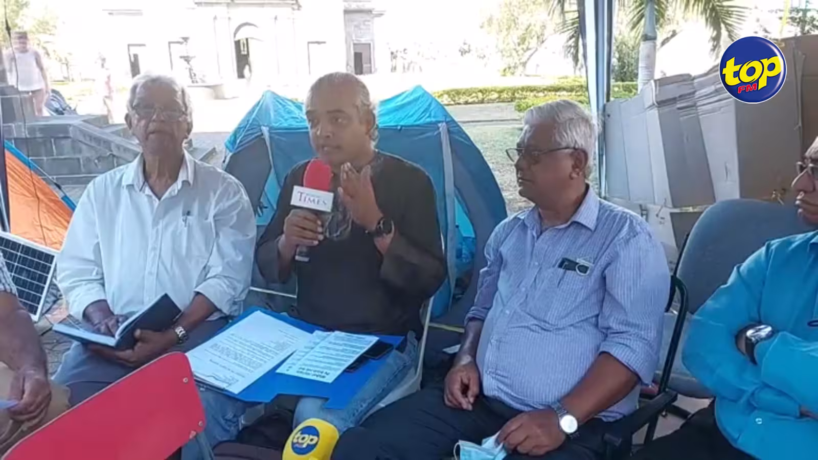 Grève de la faim de Nishal Joyram : « nous inn demande le ministre du Commerce enn rencontre et enn permission pour enn la marche ce samedi » avance Ivor Tan Yan