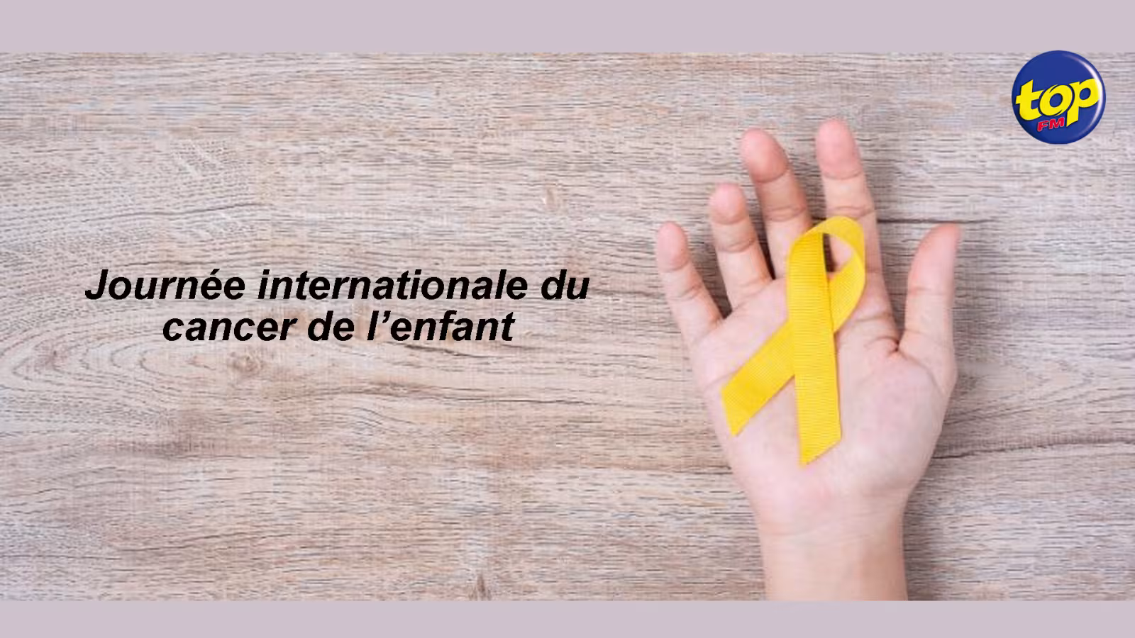 Journée internationale du cancer de l’enfant