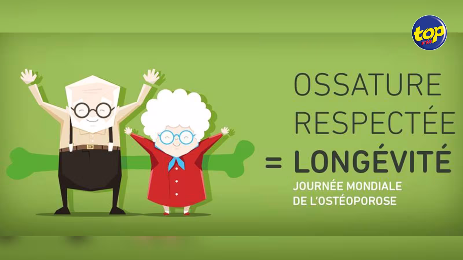 Journée mondiale de l’ostéoporose ce mercredi