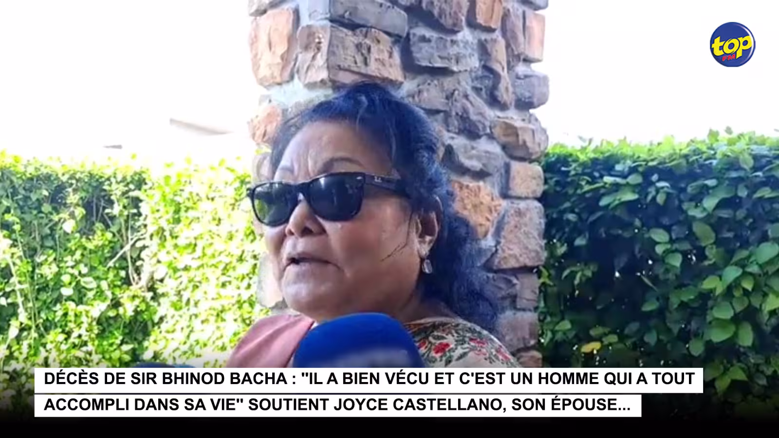 Décès de Sir Bhinod Bacha : ”Il a bien vécu et c’est un homme qui a tout accompli dans sa vie” soutient Joyce Castellano, son épouse…