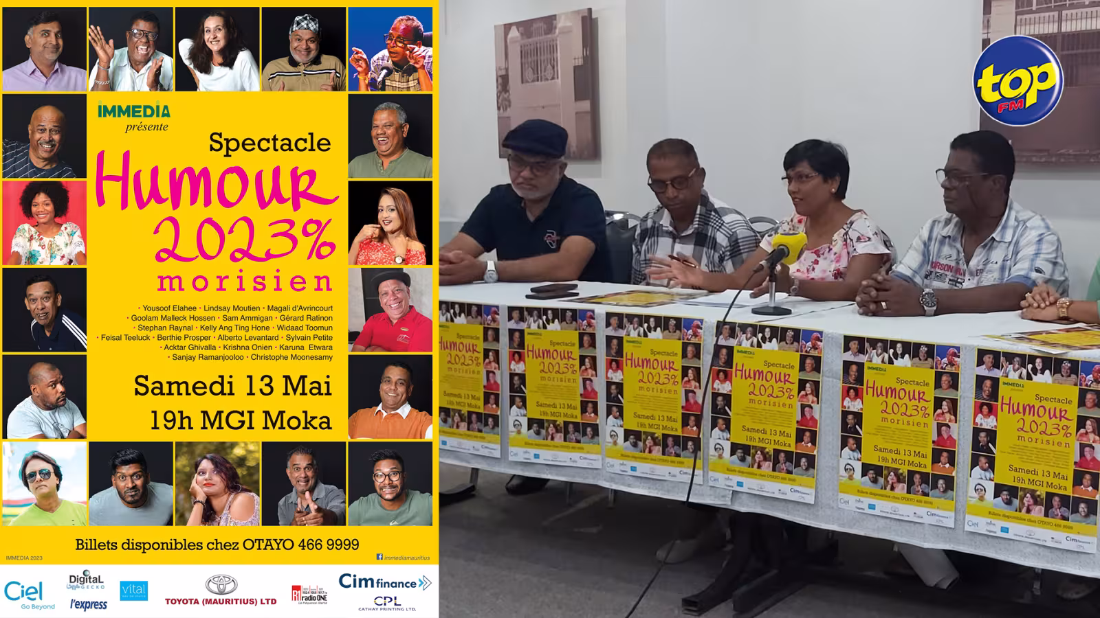 Spectacle d’humour  2023% Mauriciens : 18 humoristes seront sur scène ce samedi
