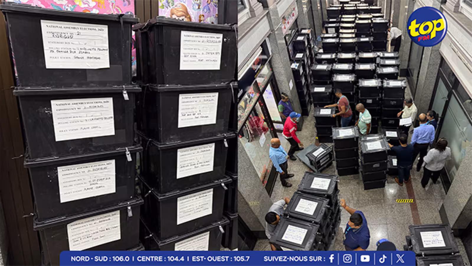 transfert des bulletins de vote