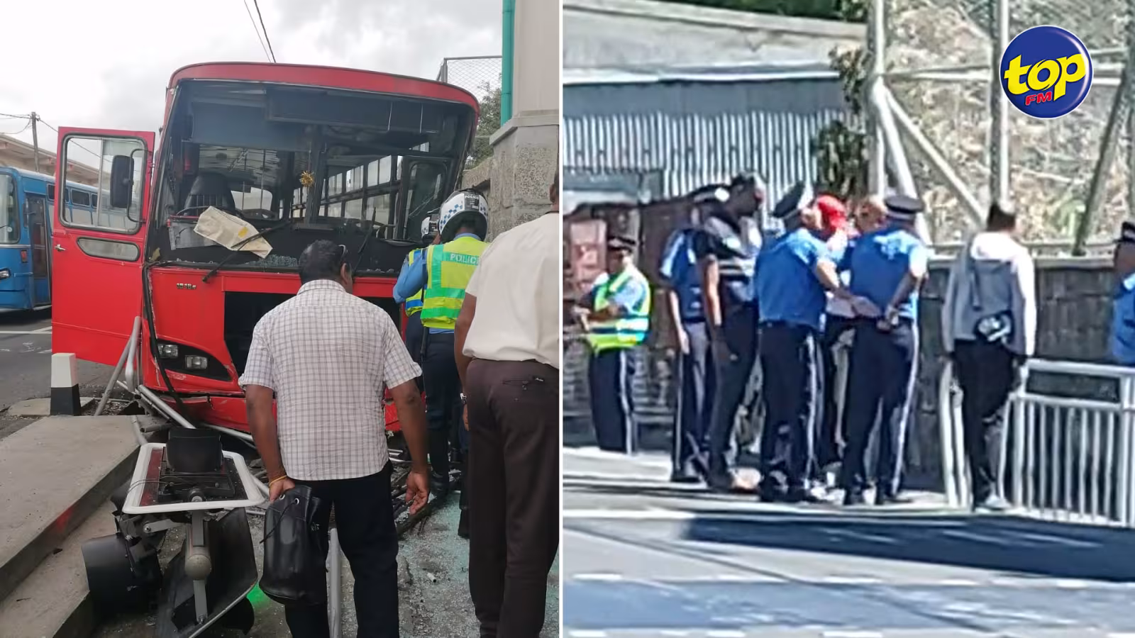 À La Butte : Le chauffeur de l’autobus de retour sur le lieu de l’accident fatal du 3 août dernier