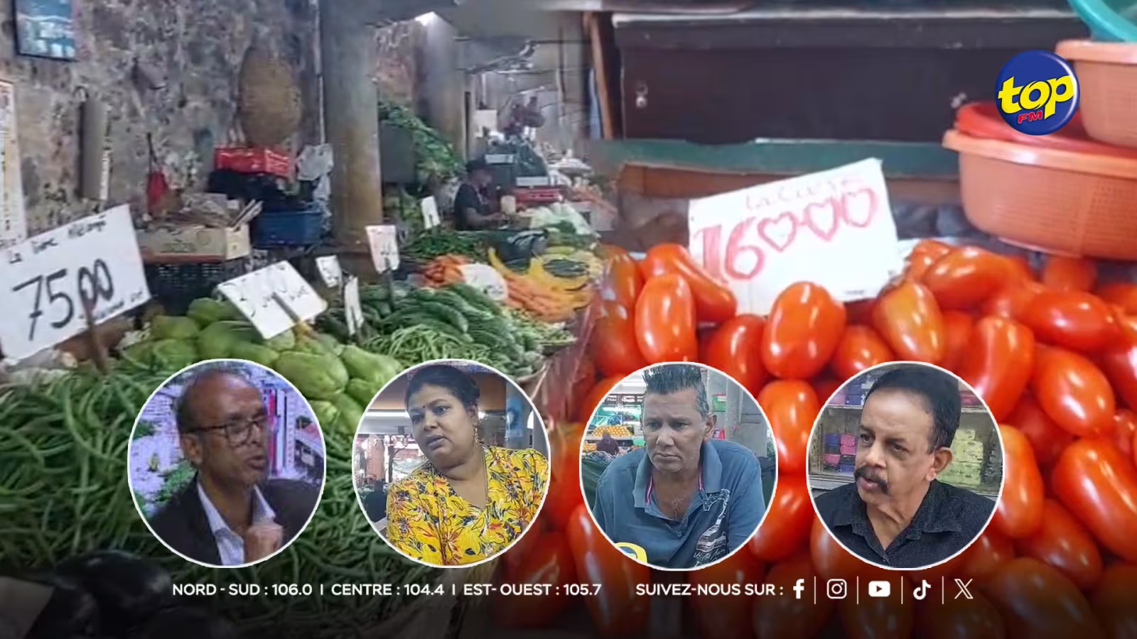 Prix des légumes : une augmentation en vigueur Récolte de légumes après les jours de pluie : ‘’ lor marché presque tous ban legimes so prix in koumense bouzer’’