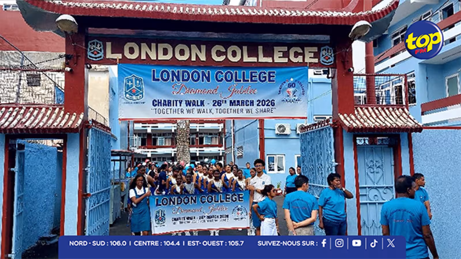 60 ans d’existence : le Collège London marque le coup avec une marche de charité