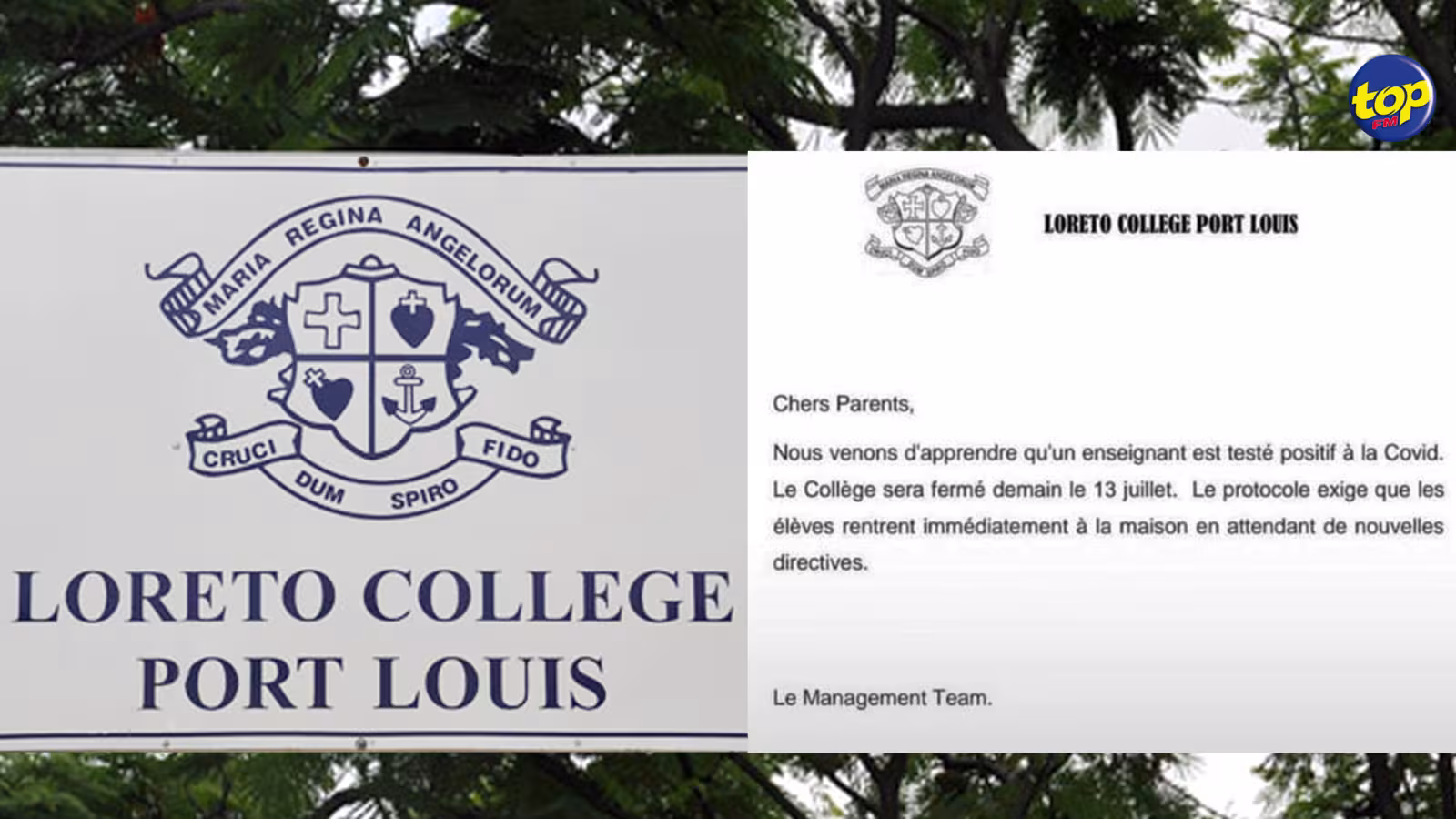 Covid-19 : Le collège Lorette de Port Louis sera fermé demain