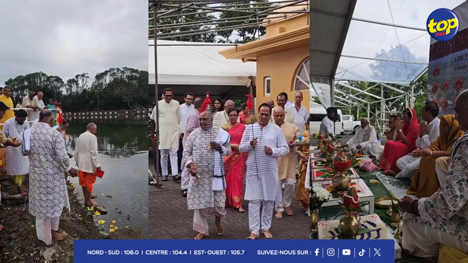 Au Ganga Talao : Le Maha Rudra Yaj, un rituel sacré pour marquer le centenaire du Hindu Maha Sabha, organisé ce dimanche 