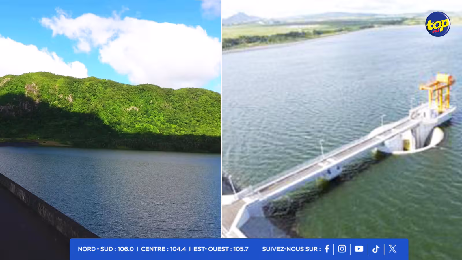 Le Bagatelle Dam et le Midlands Dam