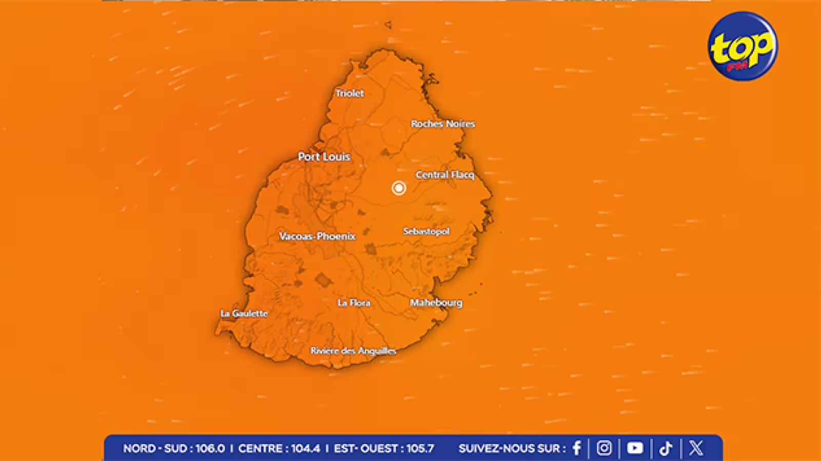 Météo à Maurice : Un courant d'air chaud et des ondées attendues
