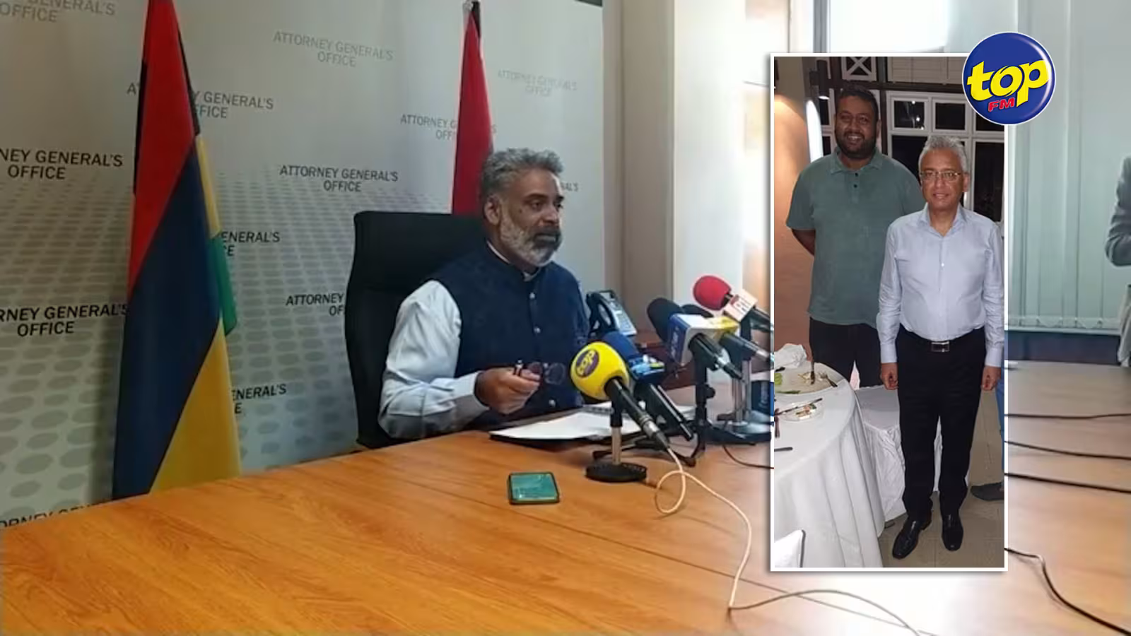 Photo de Pravind Jugnauth aux côtés du prête nom de Franklin : ‘C’est un amalgame dangereux’, avance Maneesh Gobin