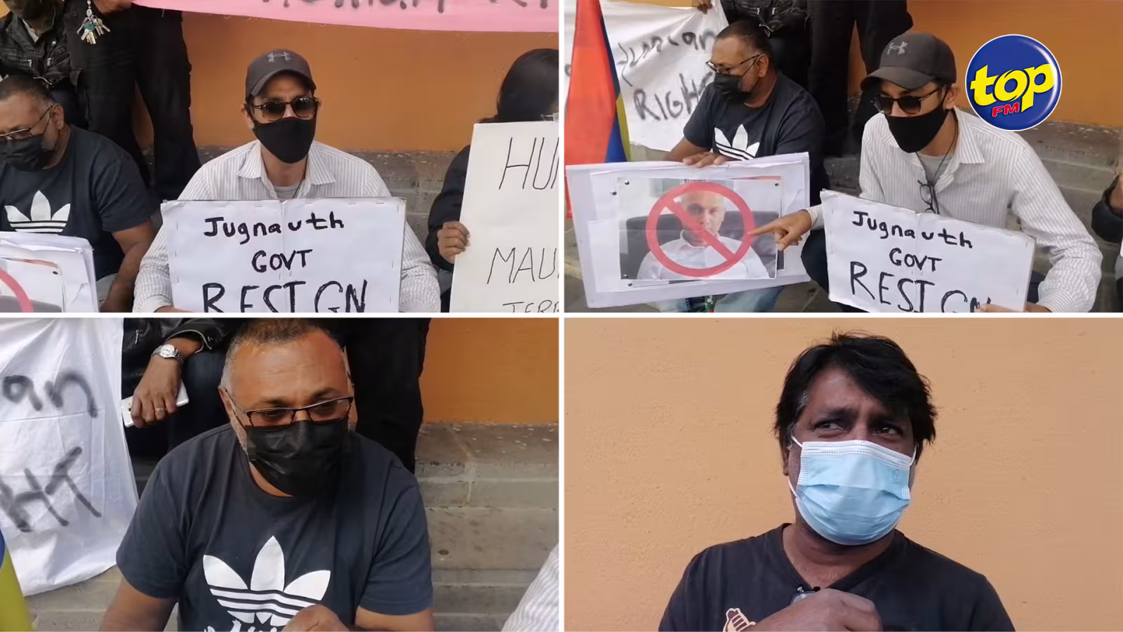 5ͤ jour de manifestation contre la vaccination obligatoire dans certains cas: « Nous réclamons le respect de nos droits humains et constitutionnels », affirme l’activiste Ivann Bibi