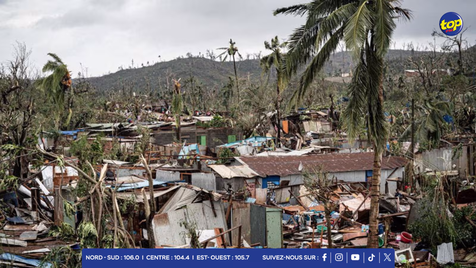 Passage meurtrier du cyclone Chido :  «Il ne reste plus rien, l'île est dévastée»: les secours s'activent à Mayotte où Emmanuel Macron va décréter un deuil national