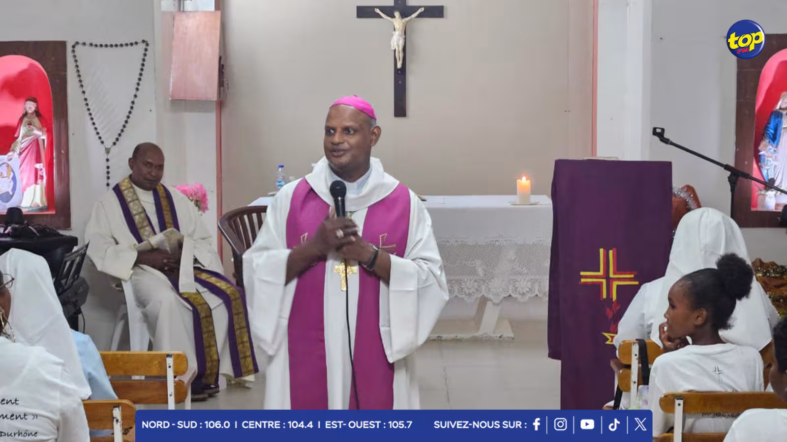 À Agaléga : Message empreinte d’espoir, d’émotion et de solidarité de Mgr Jean-Michel Durhone 