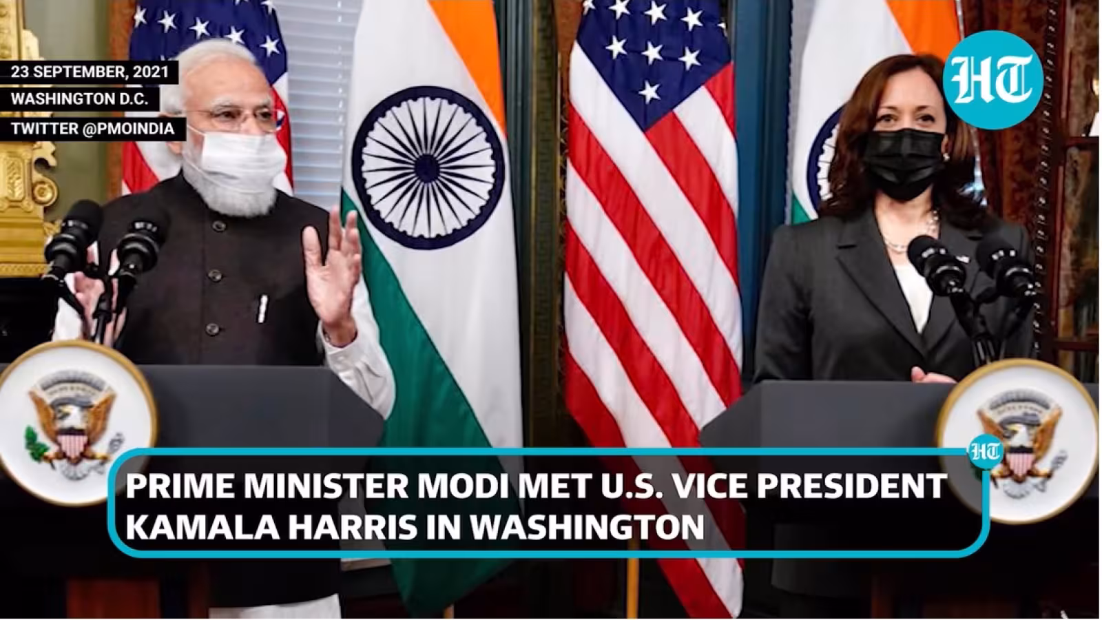 Tête à tête Narendra Modi-Kamala Harris à la Maison Blanche