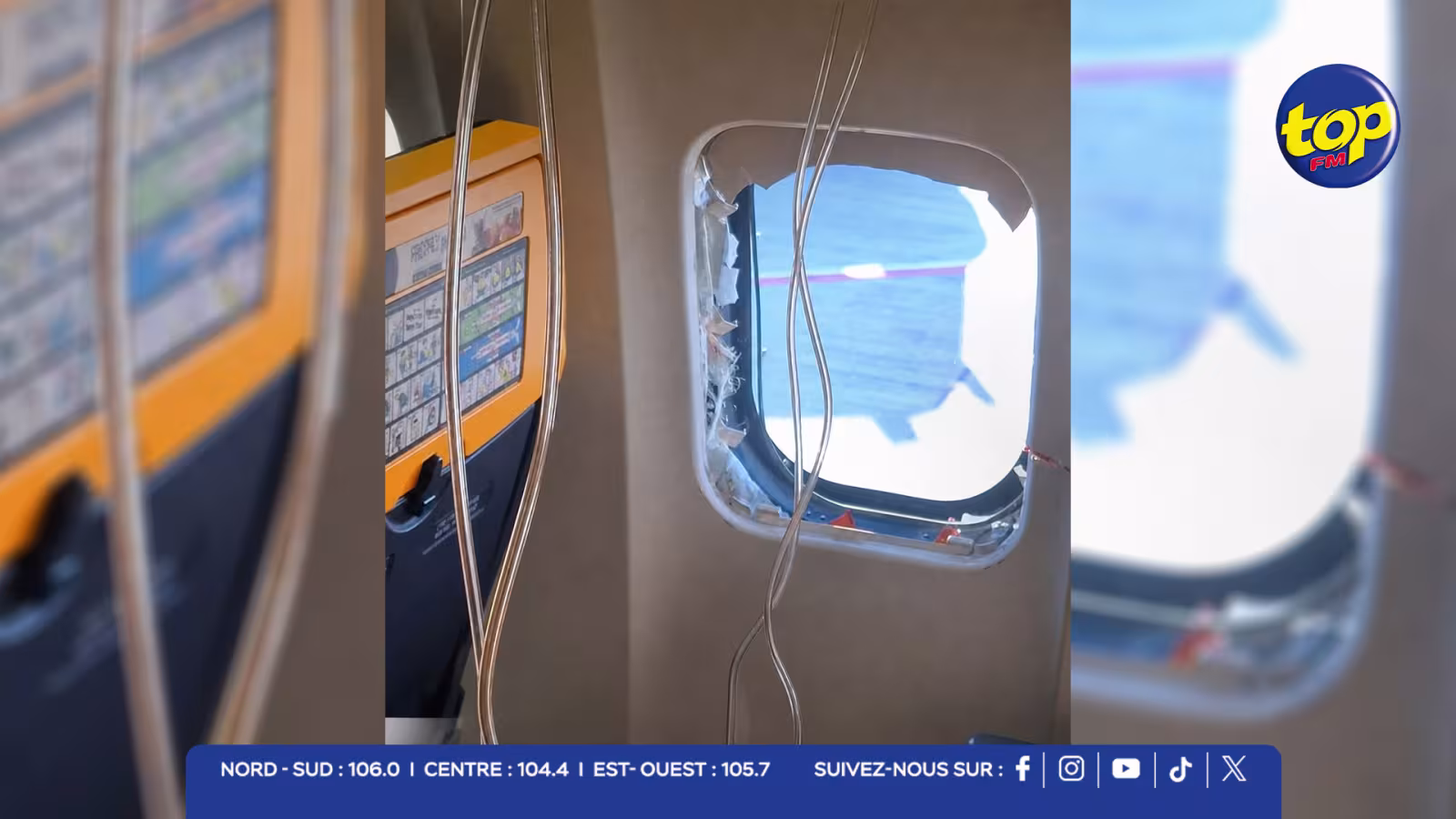 Un passager partiellement aspiré par un hublot en plein vol : son épouse raconte une scène d’horreur