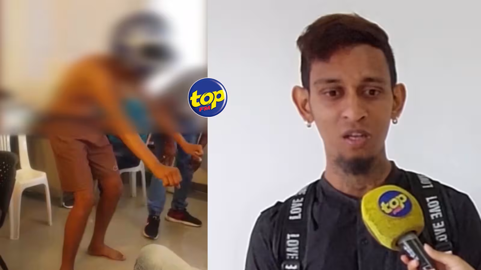 Il est celui qui apparait dans l’une des vidéos de torture portant un casque intégrale : « zot ine met fizi lor m latet…», dit Sarvesh Sawock