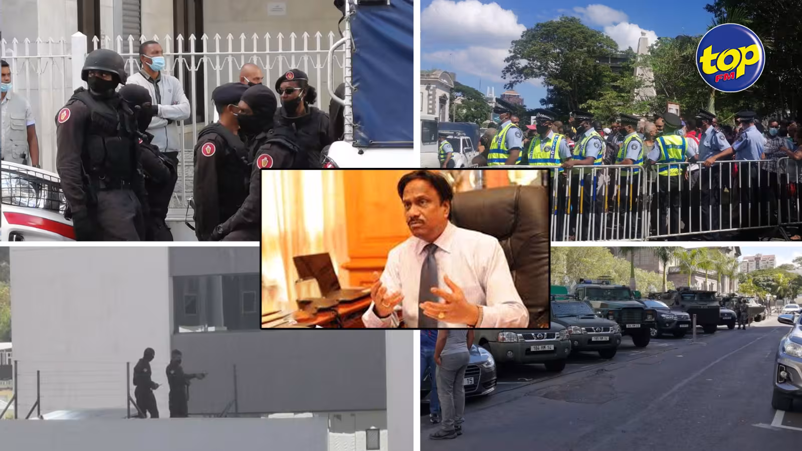 Forte mobilisation des forces de l’ordre devant la New Court House hier : on est comme dans un état de guerre… c’est un acte d’intimidation, s’insurge Mahmad Kodabaccus