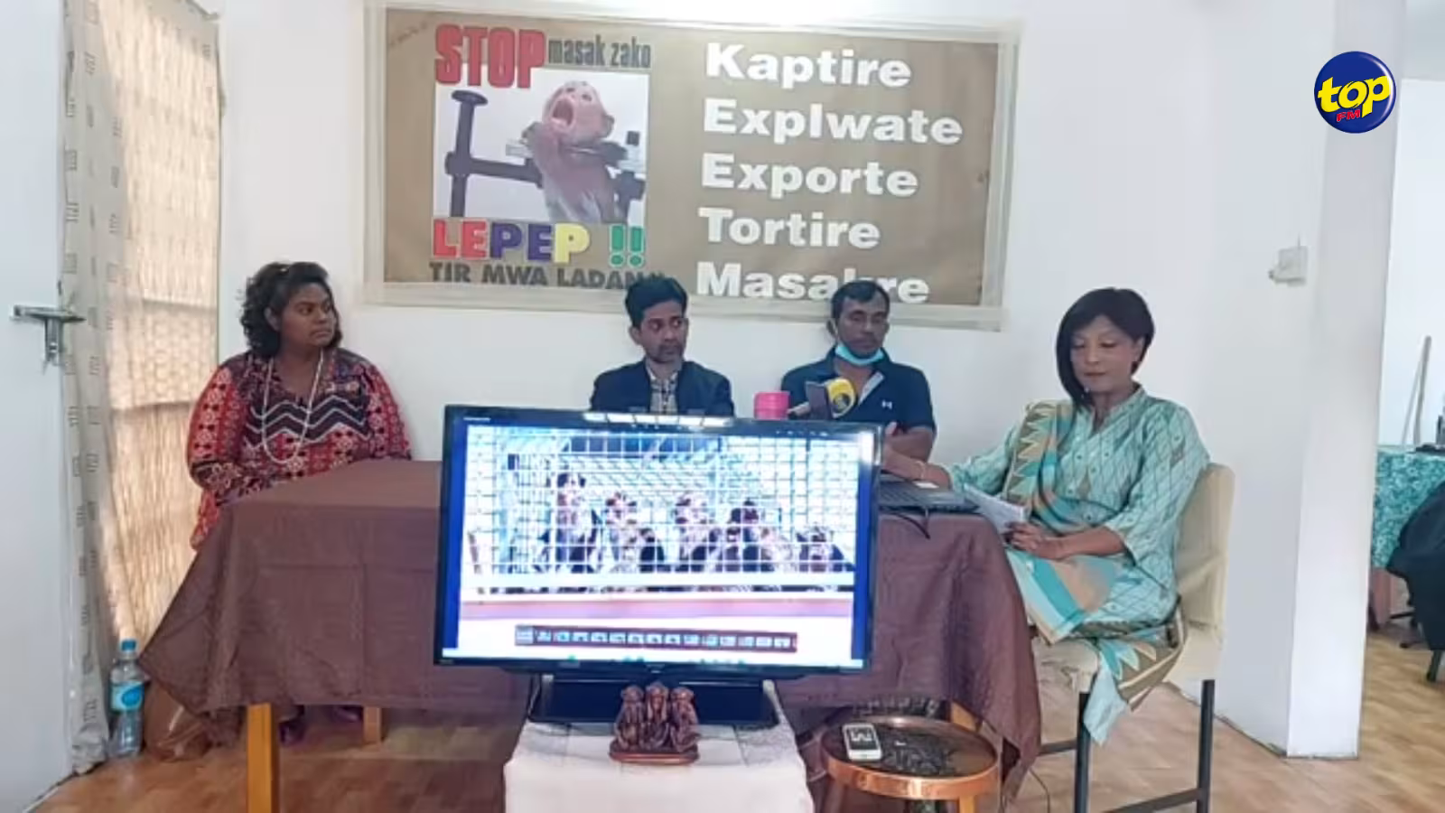 Manifestation de la plateforme Monkey Massacre in Mauritius ce samedi : « Nu carrément au milieu ene scandale internationale», déplore Mansa Daby
