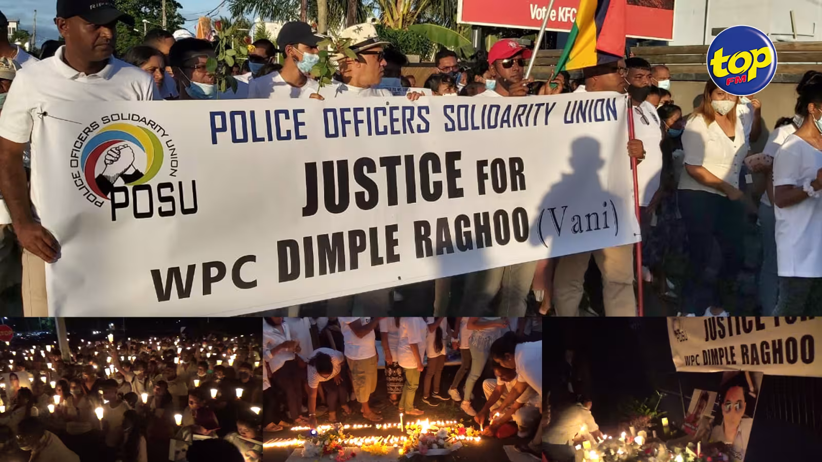 Marche en hommage à la policière Dimple Raghoo : témoignages de ses proches