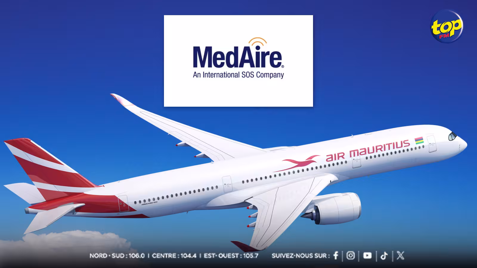 Aviation : Air Mauritius renouvelle son partenariat stratégique avec MedAire pour renforcer la sécurité des passagers et de l’équipage 