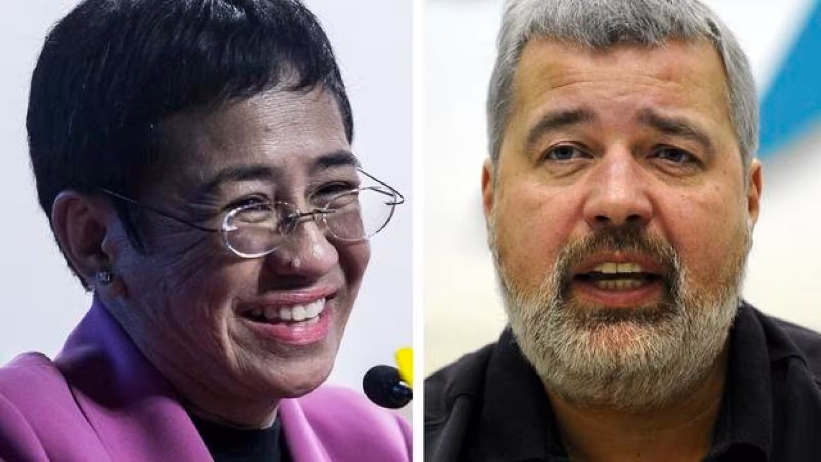 Le prix Nobel de la paix décernés à 2 journalistes