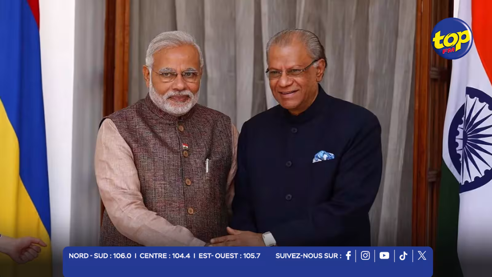 Narendra Modi & Navin Ramgoolam