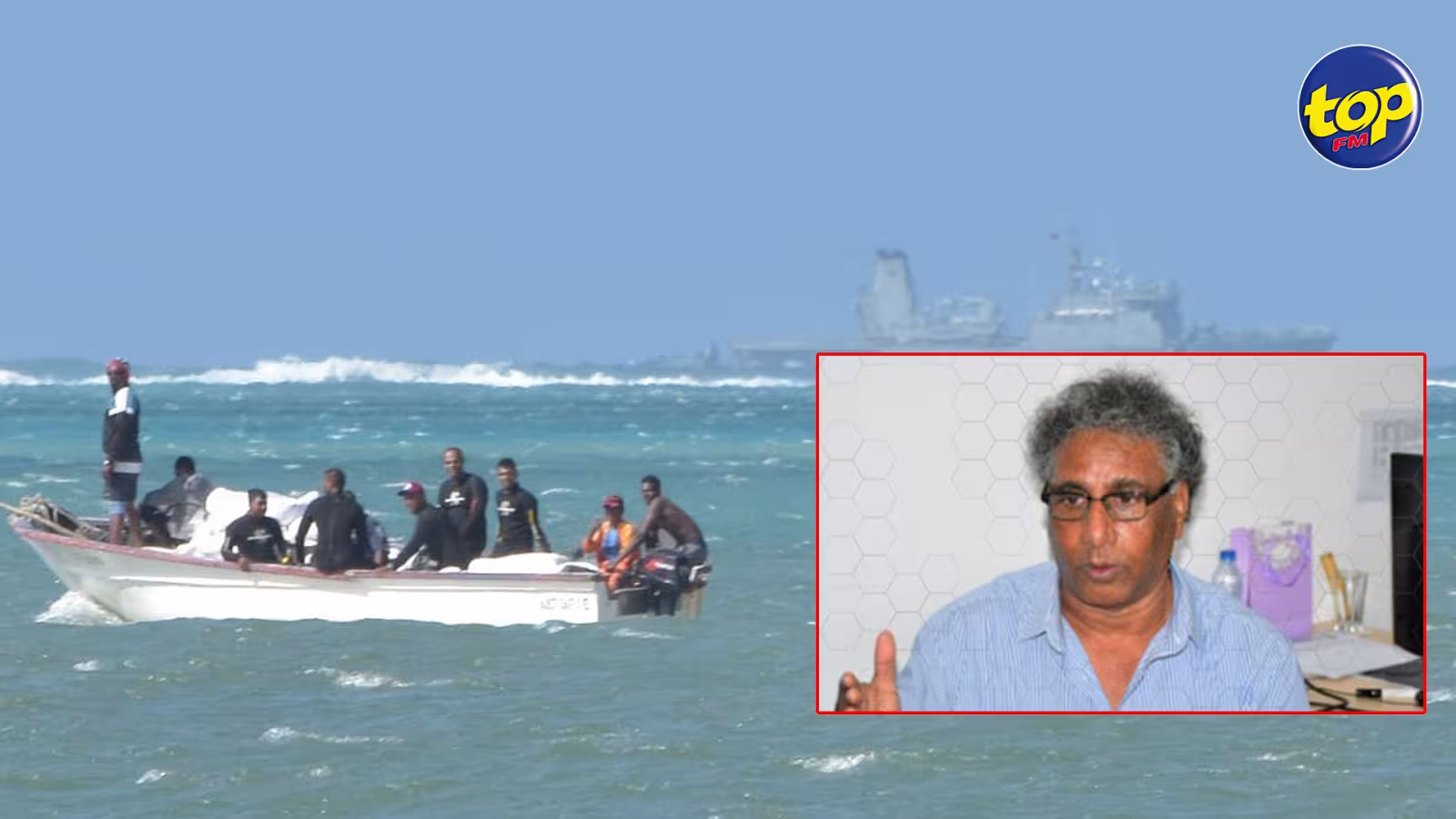 Naufrage au large de Poudre-d’Or: « Les autorités auraient dû montrer à la population quelle partie du remorqueur a été endommagée », affirme le Dr Rajiv Bheeroo
