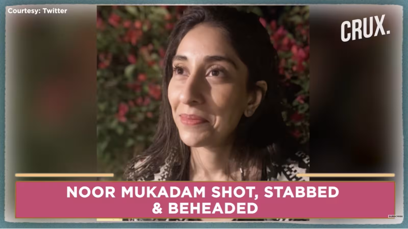 Choquants meurtre et décapitation de Noor Mukadam