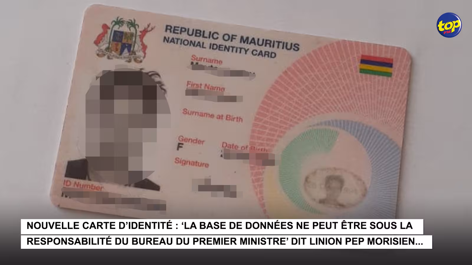 Nouvelle carte d’identité : ‘La base de données ne peut être sous la responsabilité du Bureau du Premier ministre’ dit Linion Pep Morisien…