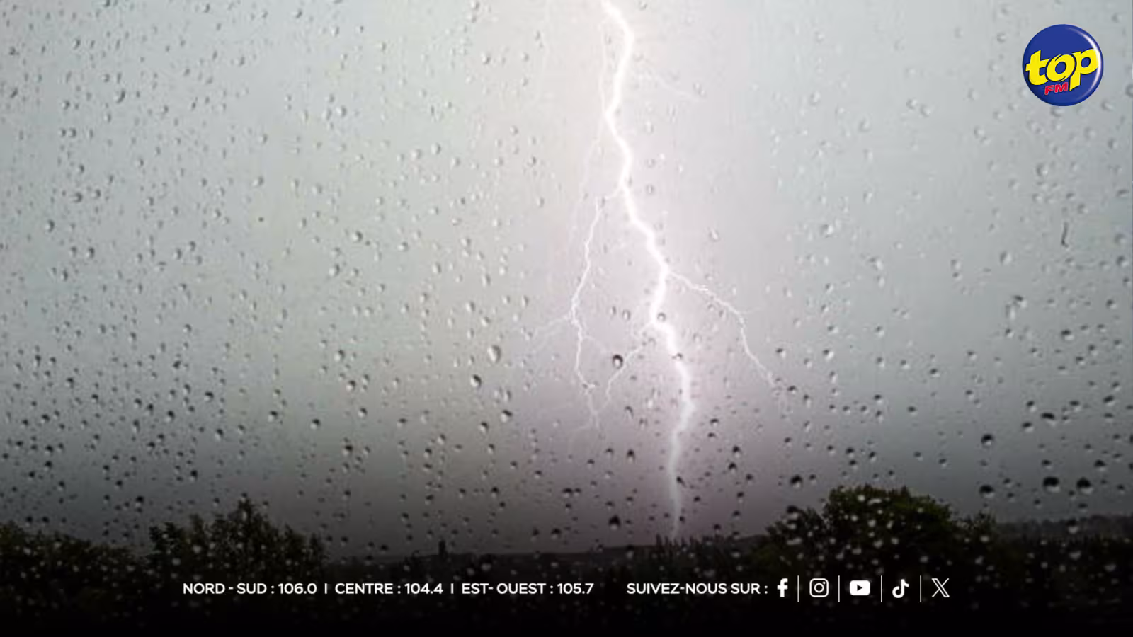 Météo : Orages et fortes averses attendus ce samedi soir sur l’île