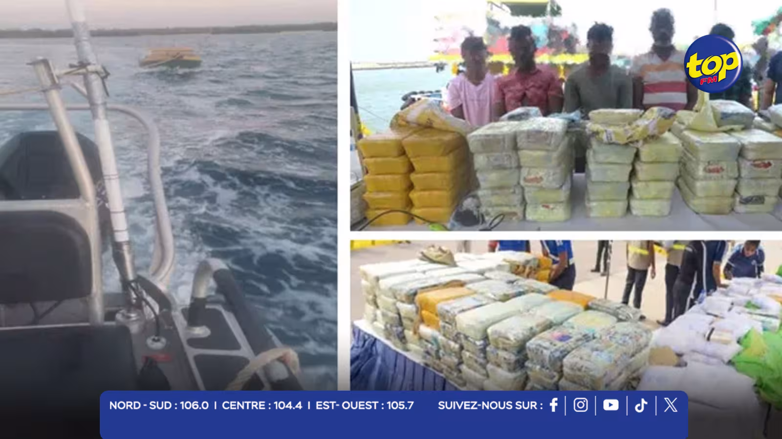 Océan Indien : 1,5 tonne de drogue saisie