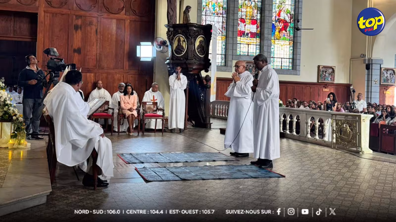 L’Église de Maurice célèbre l’ordination de deux nouveaux diacres permanents : Patrick Couronne et Benjamino Eustasie, ordonnés