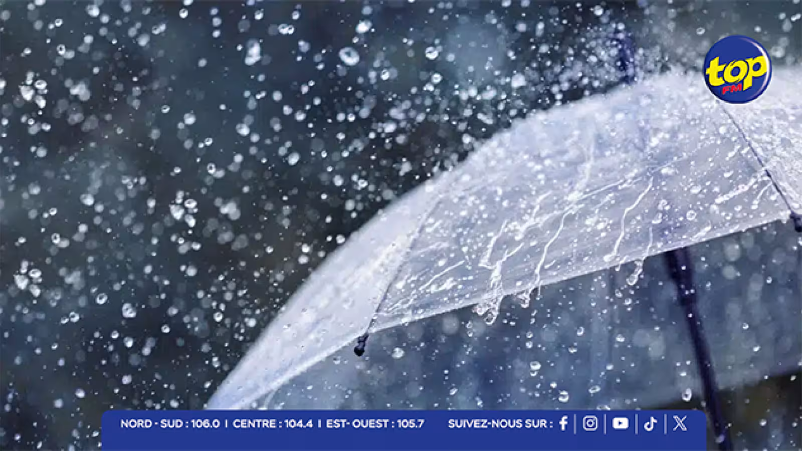 Météo : Pluies attendues cet après-midi dans l’Est et sur le plateau central