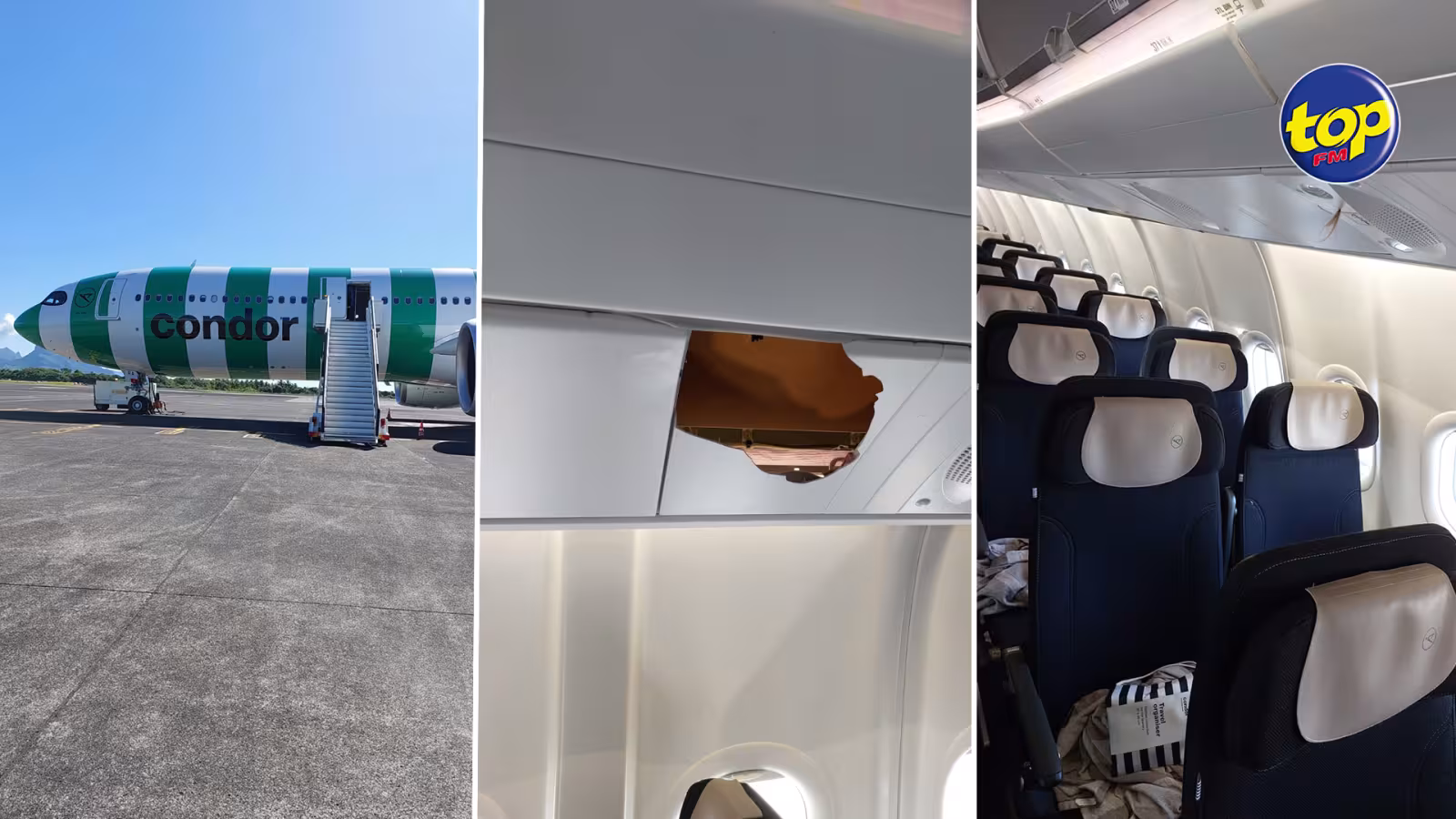 Atterrissage d’urgence d’un avion de la compagnie Condor à l’aéroport SSR ce matin : « mone penser ki la, fini la », raconte Saswatee, une Mauricienne qui se trouvait à bord du vol DE-2314