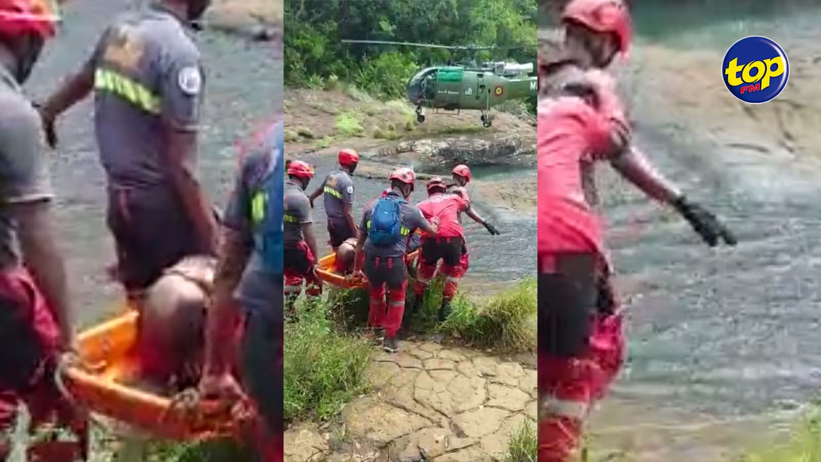 Randonnée à Sept-Cascades : un touriste indien secouru par des sapeurs-pompiers