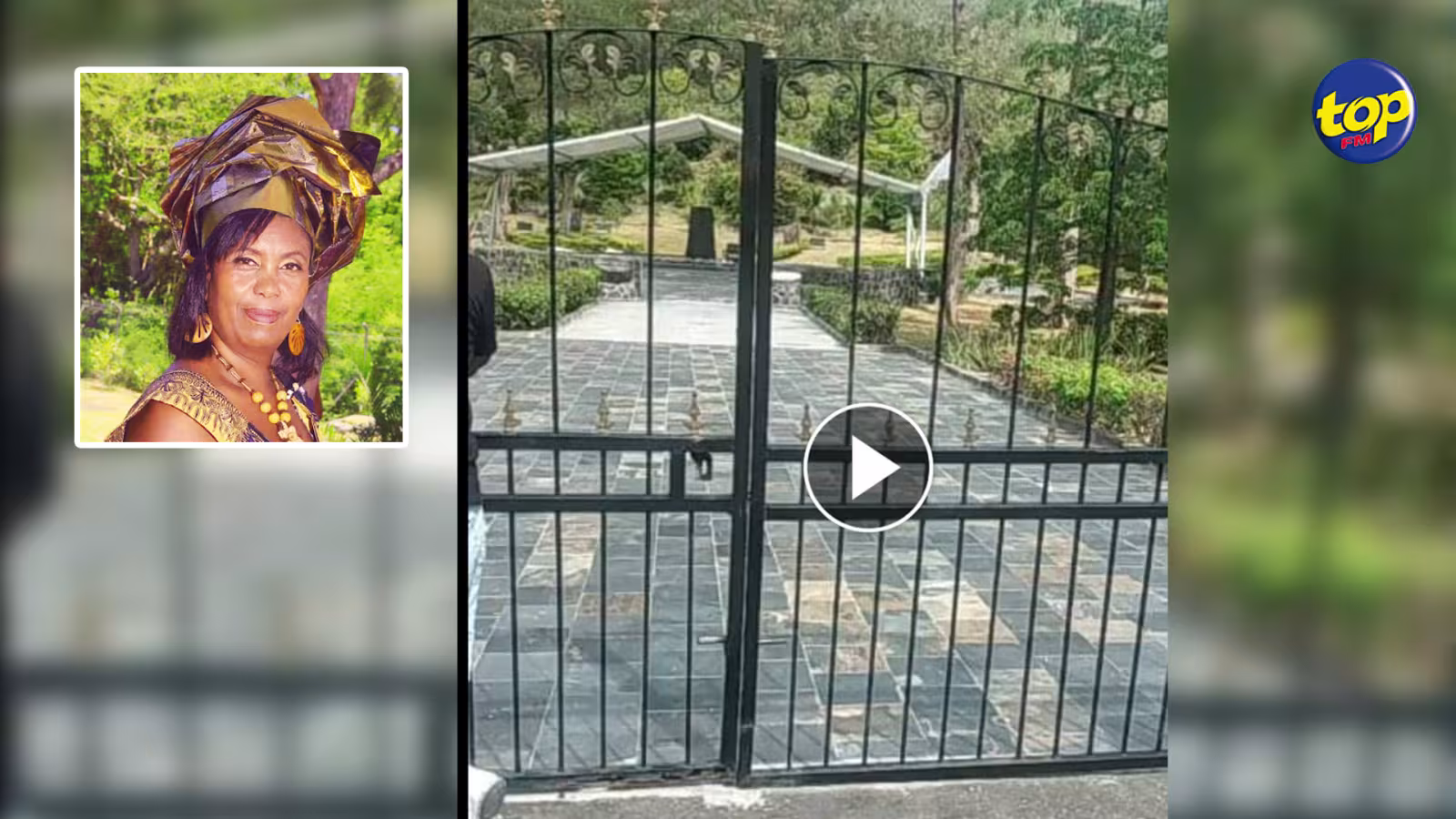 Le portail menant au monument retraçant la route des esclaves au Morne cadenassé : « C’est révoltant », réagit Elena Rioux, présidente du groupe Réflexion créole