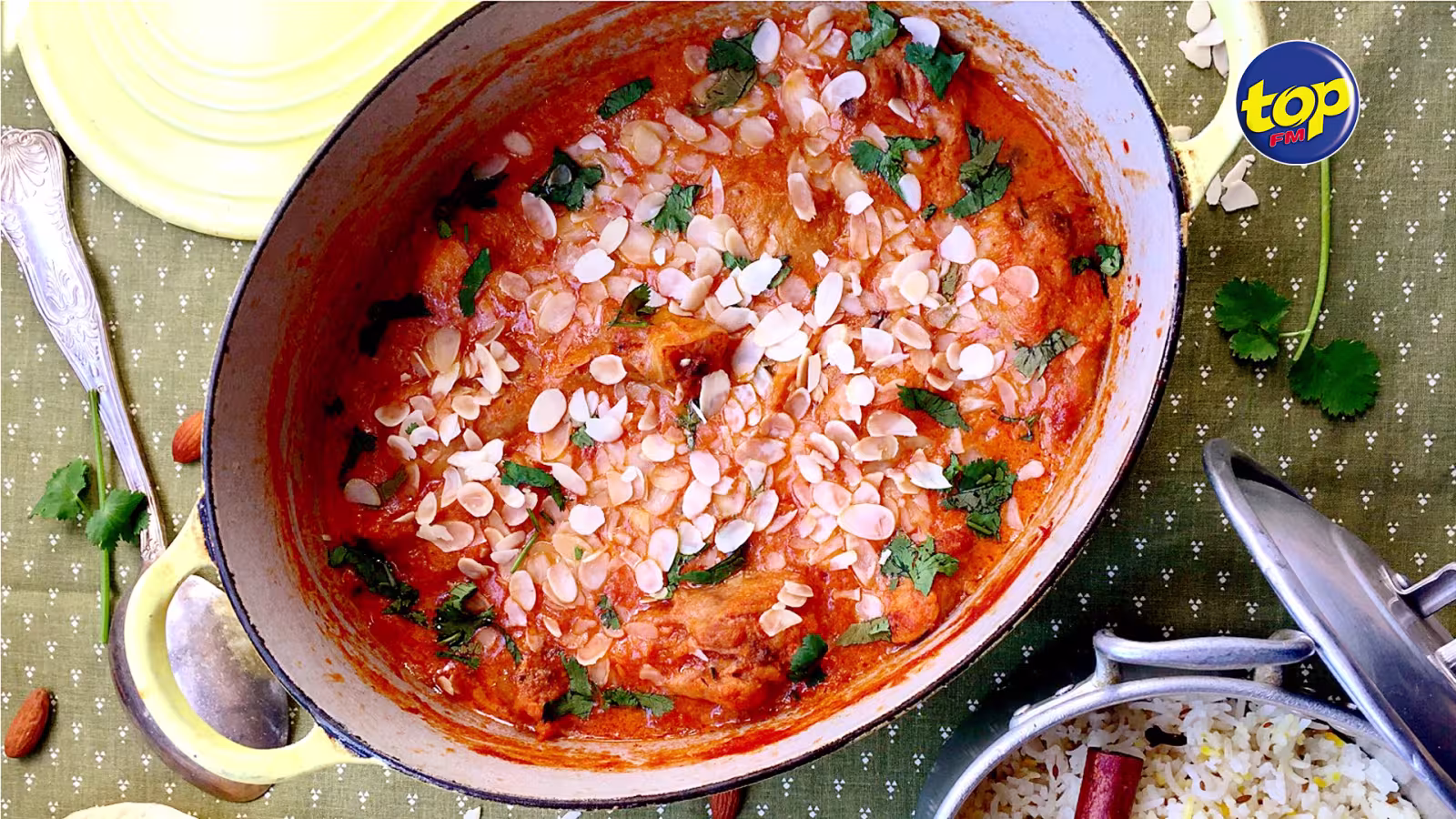 Poulet « badami », aux amandes à l’indienne !