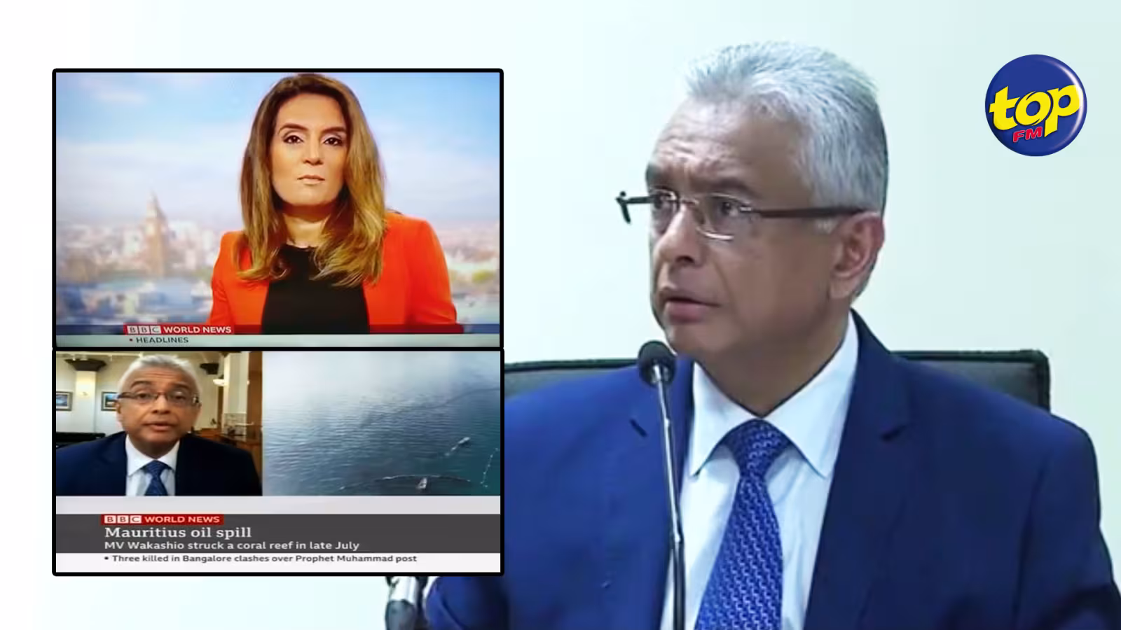 Entretien à la télévision anglaise : ‘mem si li apel BBC, so what’, répond Pravind Jugnauth