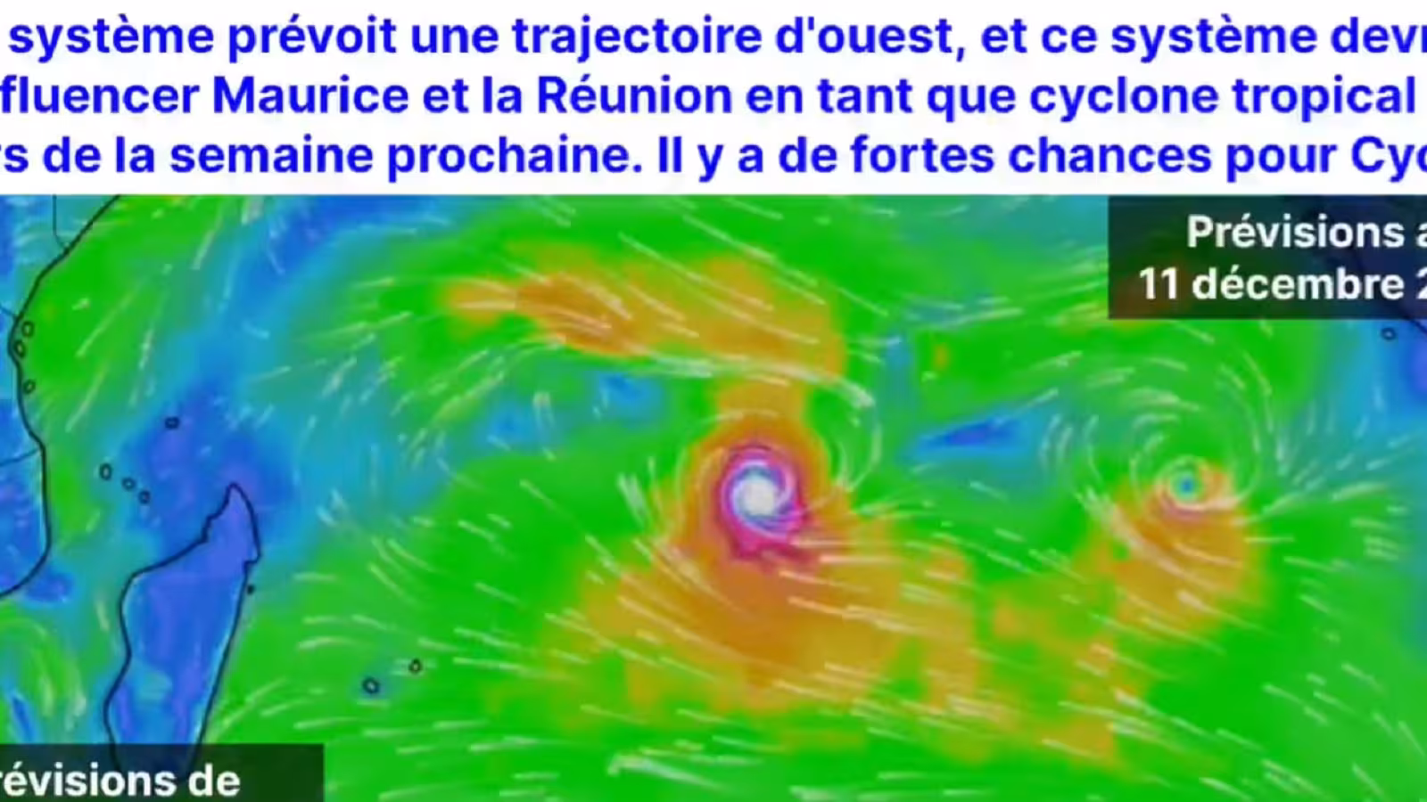Météo : Possibilité d’un cyclone cette semaine