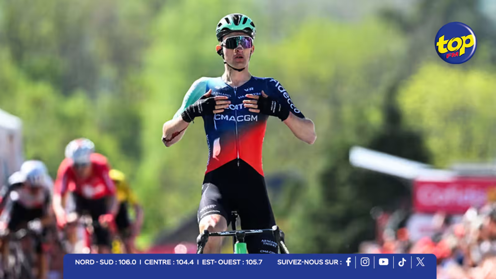 Cyclisme : Paul Seixas remporte la Flèche Wallonne devant Mauro Schmid