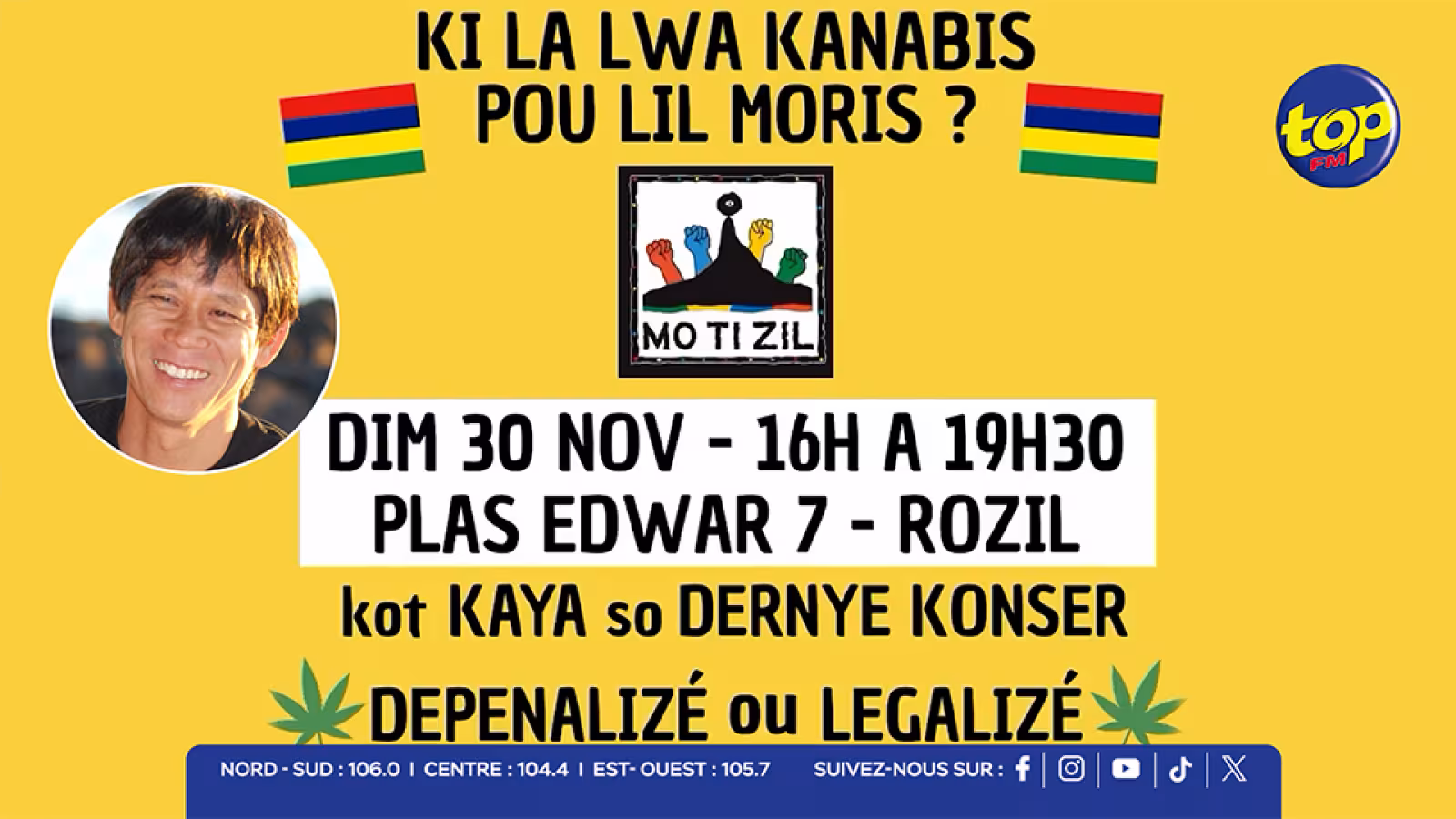 [AUDIO] Drogue : Mo Ti Zil organise un événement ce dimanche pour informer et débattre, après les déclarations de Paul Bérenger