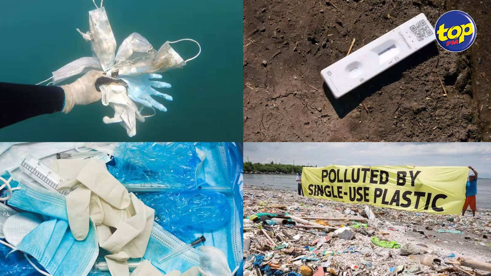 Rejet de déchets plastiques causé par le COVID-19 et son avenir dans l’océan mondial.