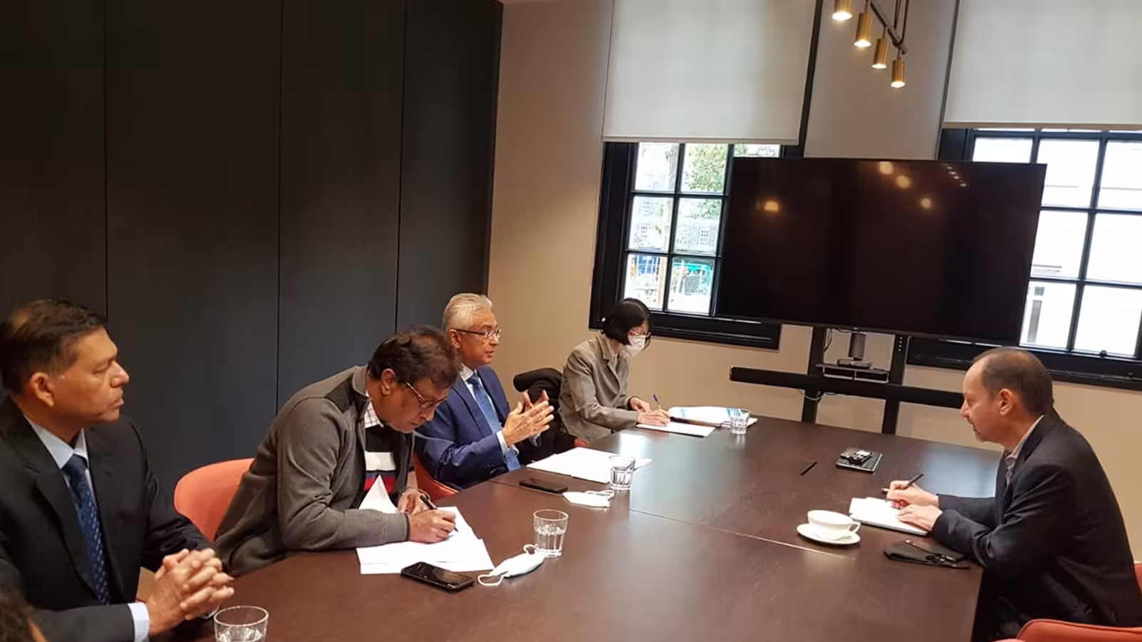 Après l’Écosse : Pravind Jugnauth s’est rendu à Londres