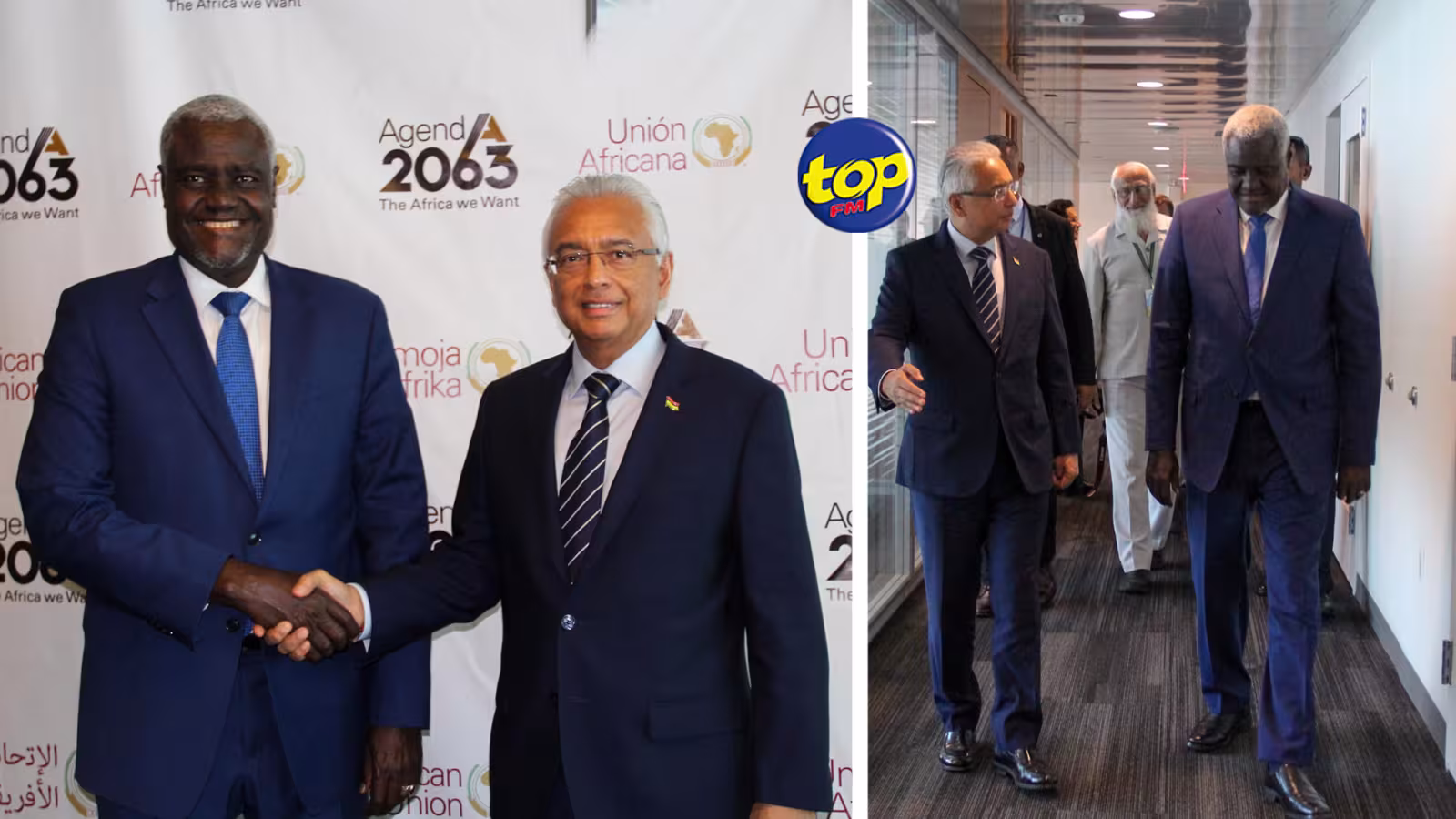 À New York : Pravind Jugnauth rencontre le président de l’Union africaine pour discuter de l’économie bleue