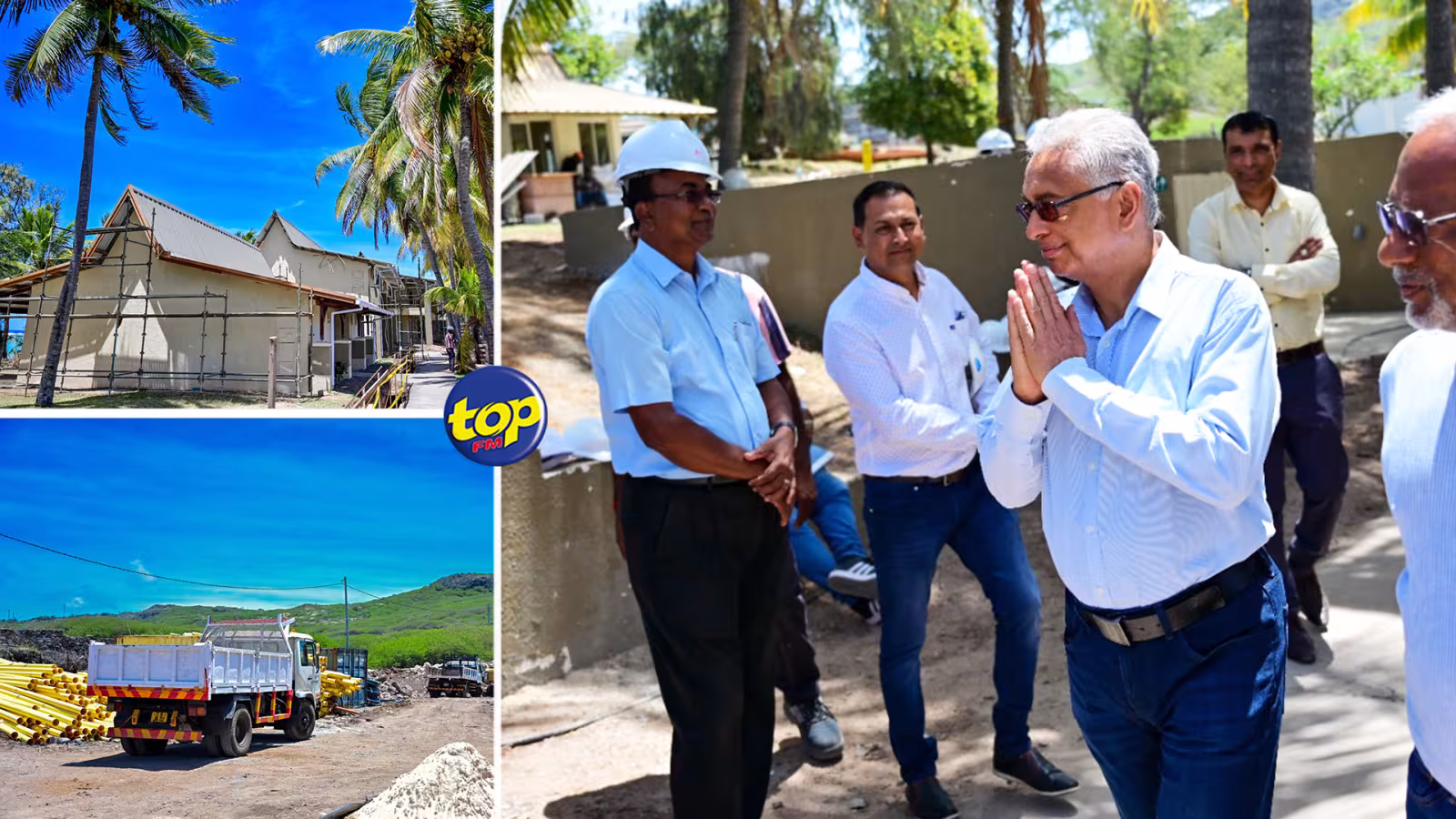 Rénovation de Cotton Bay Hotel : Pravind Jugnauth satisfait de l’avancement des travaux